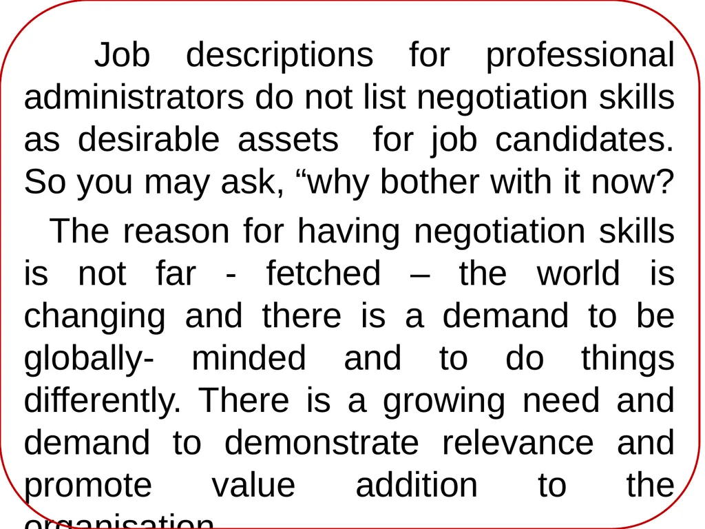 CRITICAL NEGOTIATION SKILLS FOR UNIVERSITY - slide 6 of 23