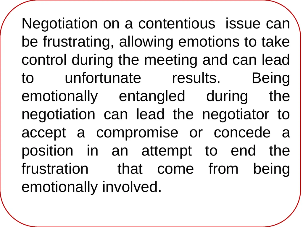 CRITICAL NEGOTIATION SKILLS FOR UNIVERSITY - slide 15 of 23