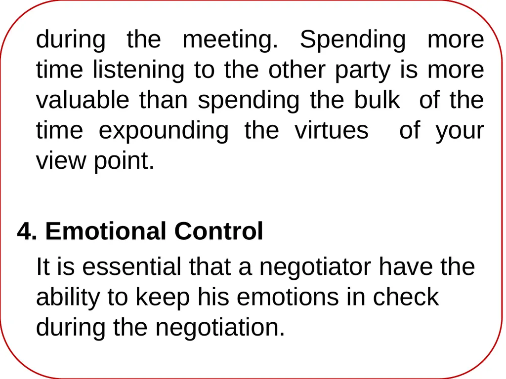 CRITICAL NEGOTIATION SKILLS FOR UNIVERSITY - slide 14 of 23