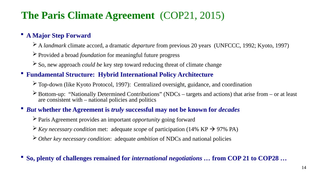 What Can an Economist Possibly Have to Say about - slide 14 of 25