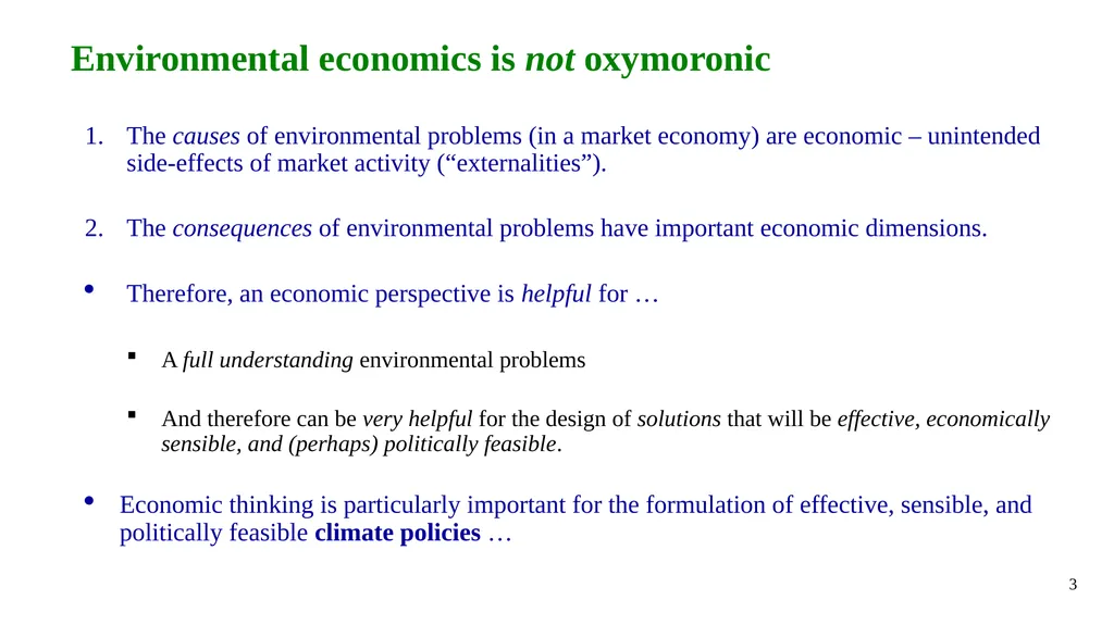 What Can an Economist Possibly Have to Say about - slide 3 of 25