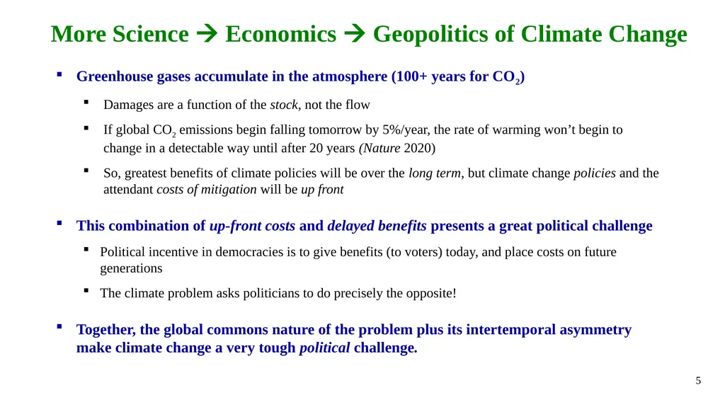 What Can an Economist Possibly Have to Say about - slide 5 of 25