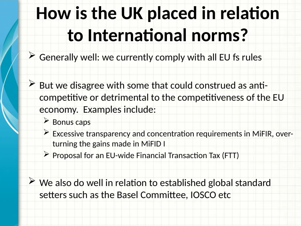 PRESENTATION TO ECLA SEMINAR ON 4AMLD Alex - slide 15 of 20
