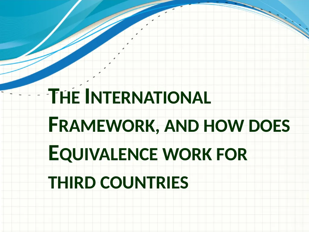 PRESENTATION TO ECLA SEMINAR ON 4AMLD Alex - slide 13 of 20