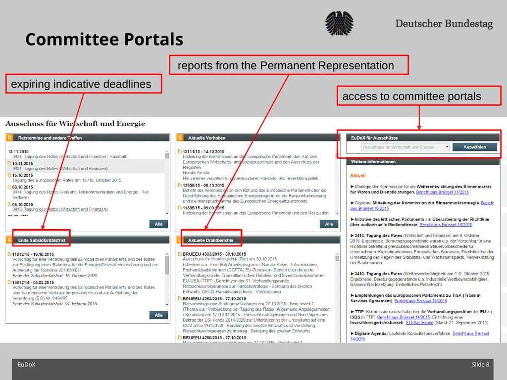 IPEX Correspondents‘ Meeting 5-6 November 2015, - slide 8 of 14