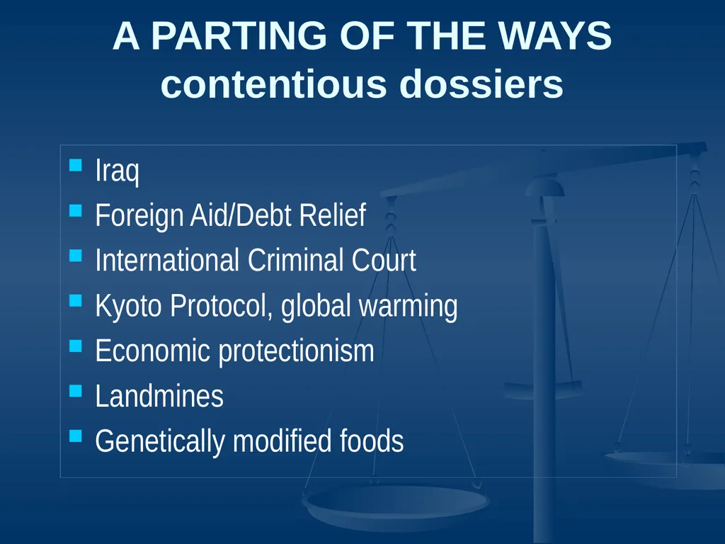 US-EU relations a delicate rebalancing act Liesbet - slide 12 of 33