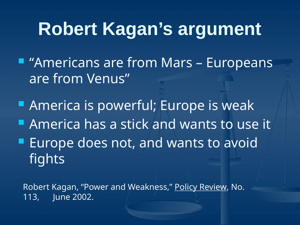 US-EU relations a delicate rebalancing act Liesbet - slide 15 of 33