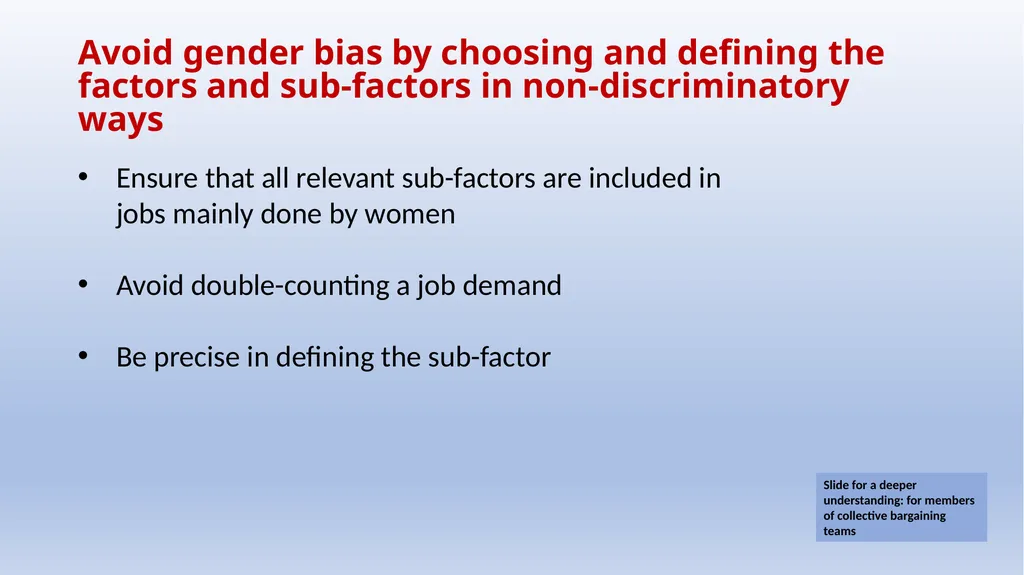 IndustriALL Pay Equity Training Modules Dr. Jane - slide 74 of 95