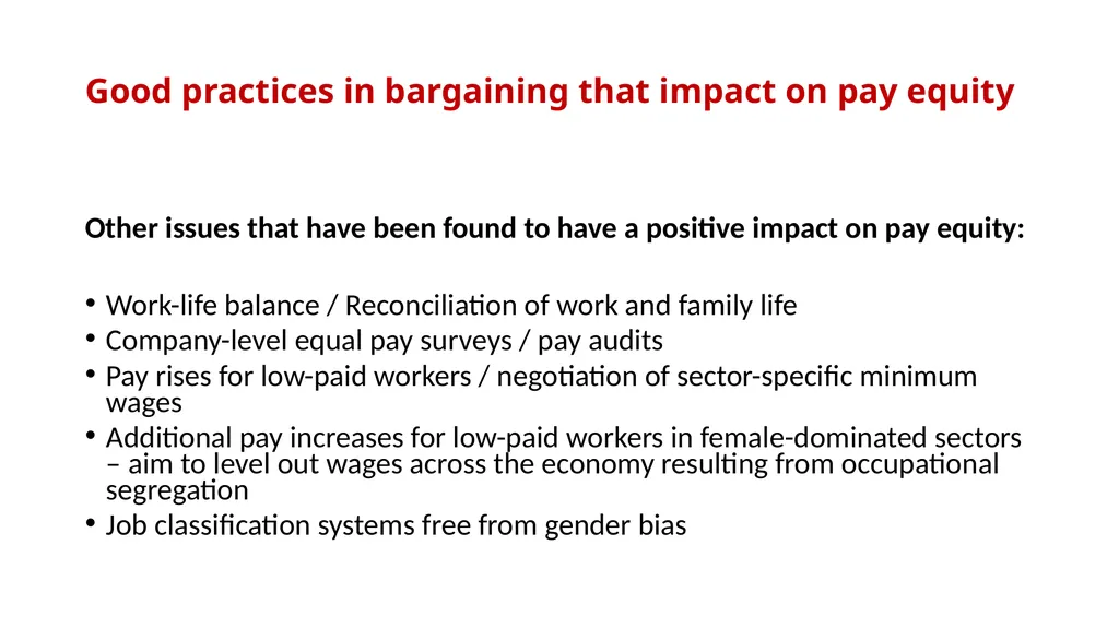 IndustriALL Pay Equity Training Modules Dr. Jane - slide 85 of 95
