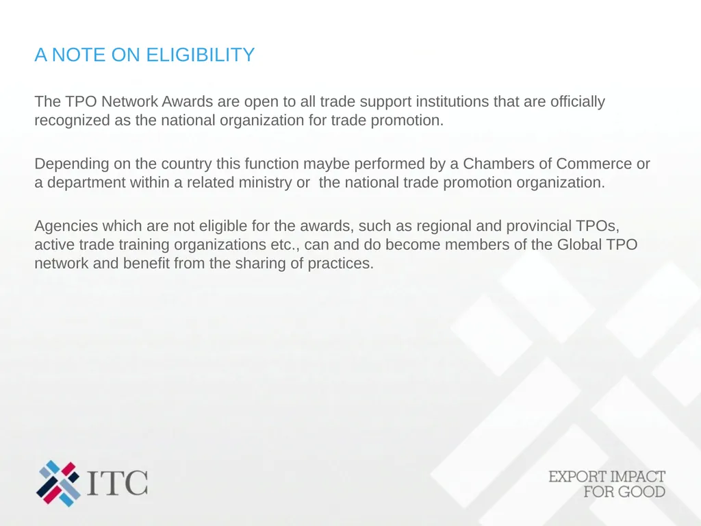 TPO Network Awards TPO Network Awards training Ann - slide 11 of 14