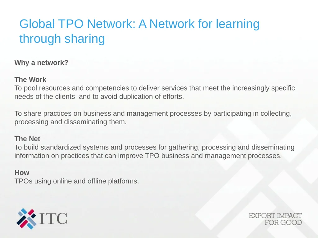 TPO Network Awards TPO Network Awards training Ann - slide 6 of 14