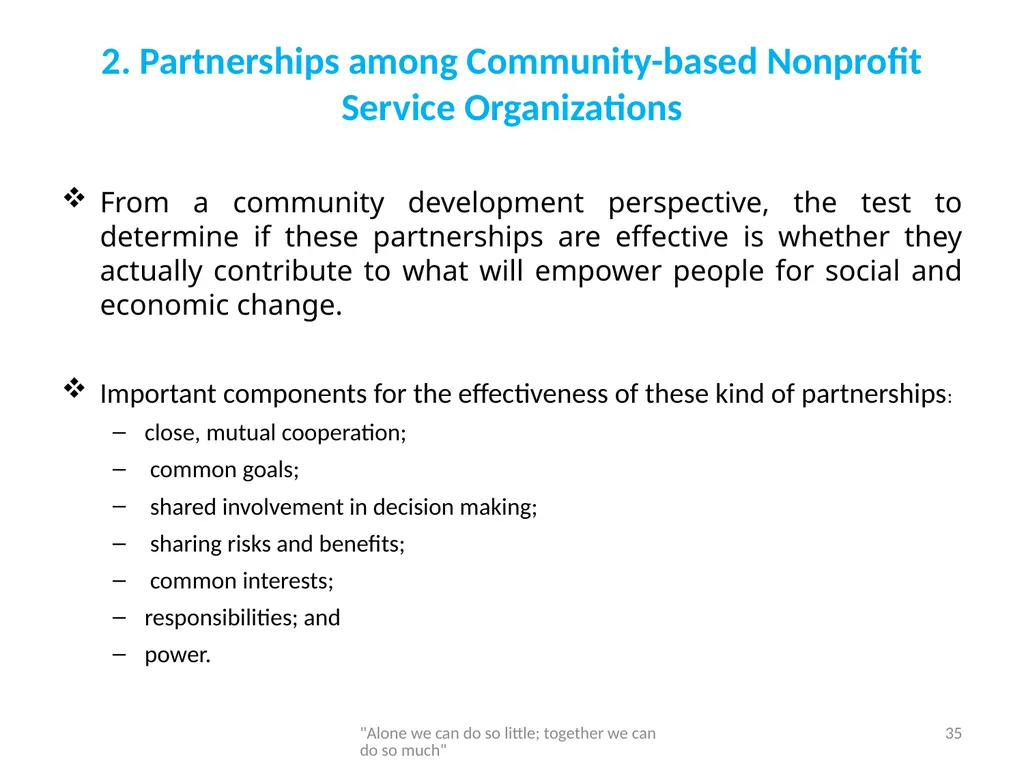 Networking and partnership formation for AECD - slide 35 of 120