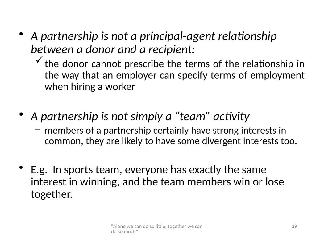 Networking and partnership formation for AECD - slide 39 of 120
