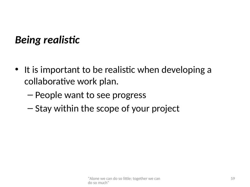 Networking and partnership formation for AECD - slide 59 of 120