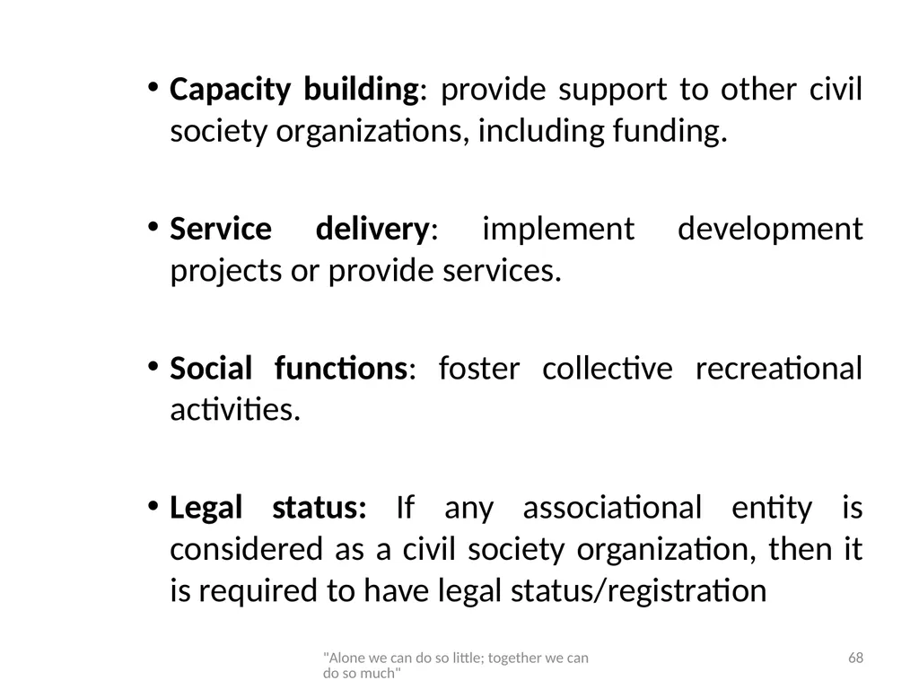 Networking and partnership formation for AECD - slide 68 of 120