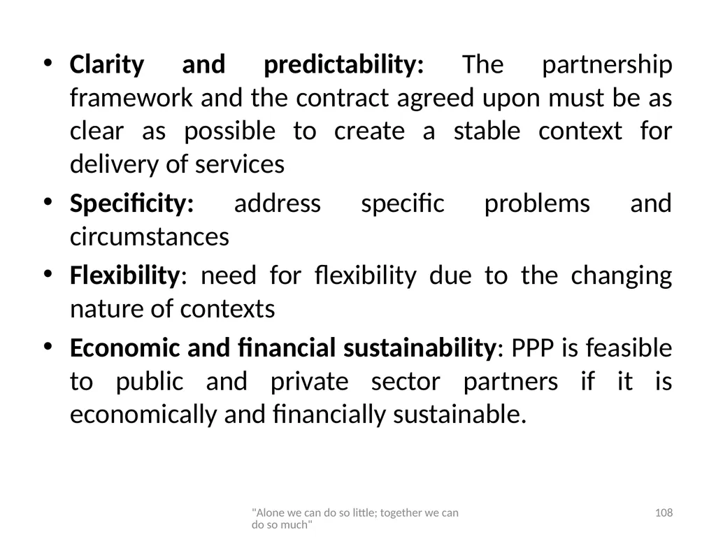 Networking and partnership formation for AECD - slide 108 of 120