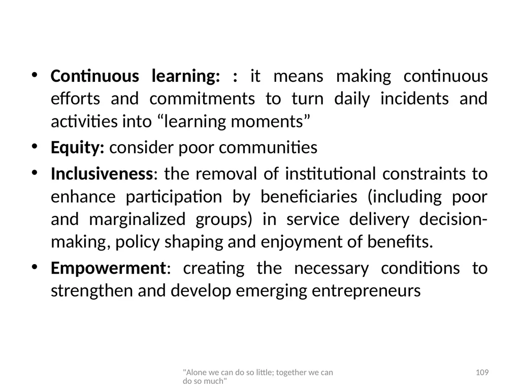 Networking and partnership formation for AECD - slide 109 of 120