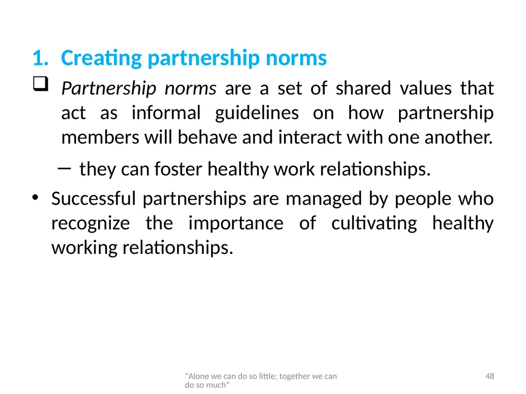 Networking and partnership formation for AECD - slide 48 of 120
