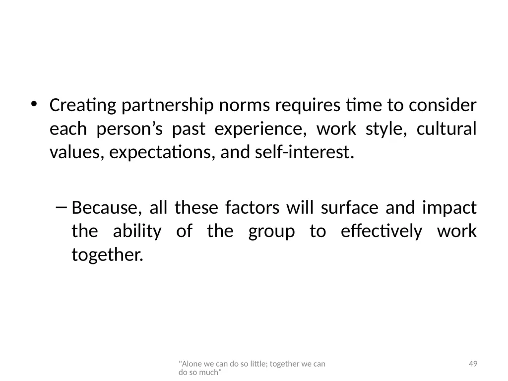 Networking and partnership formation for AECD - slide 49 of 120