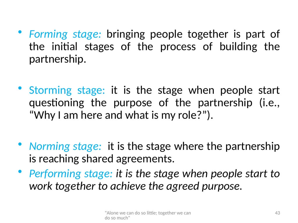 Networking and partnership formation for AECD - slide 43 of 120