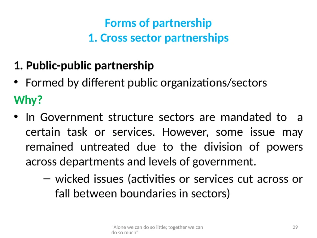 Networking and partnership formation for AECD - slide 29 of 120
