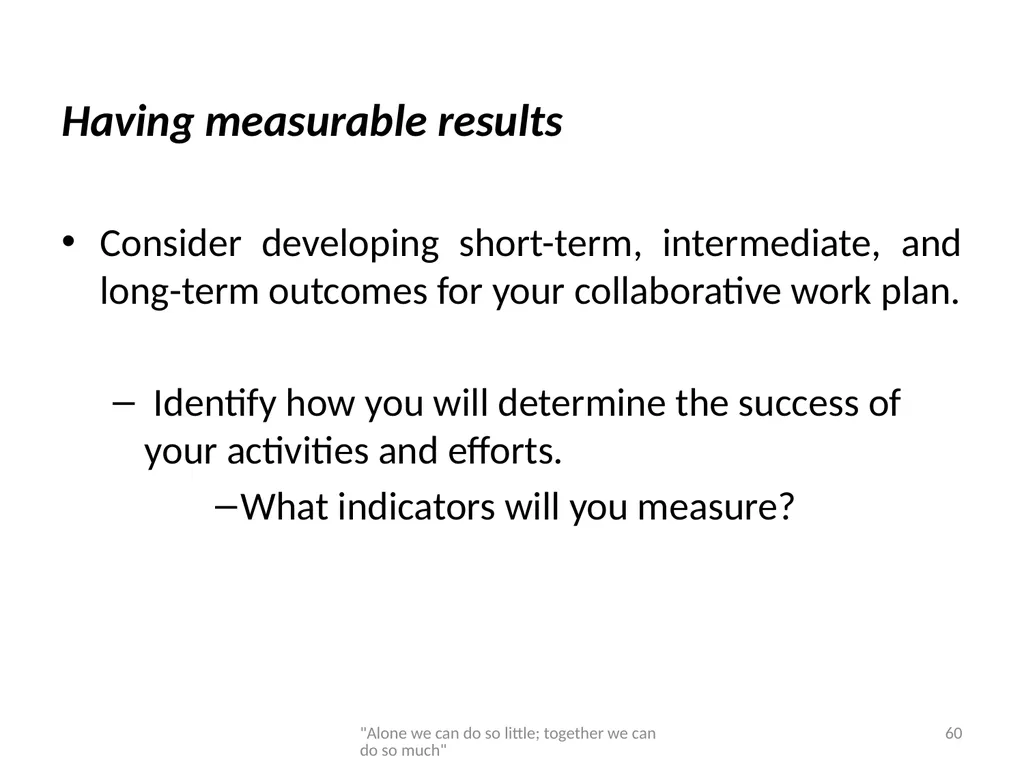 Networking and partnership formation for AECD - slide 60 of 120