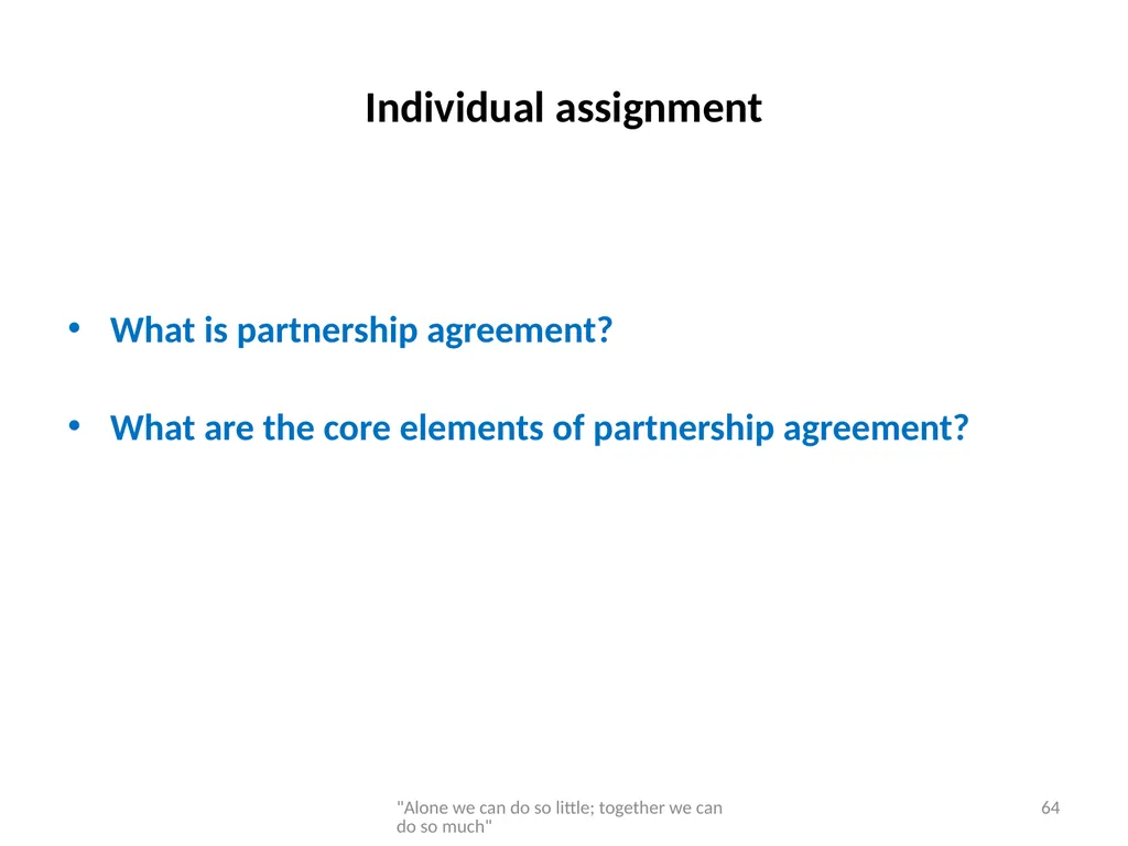 Networking and partnership formation for AECD - slide 64 of 120