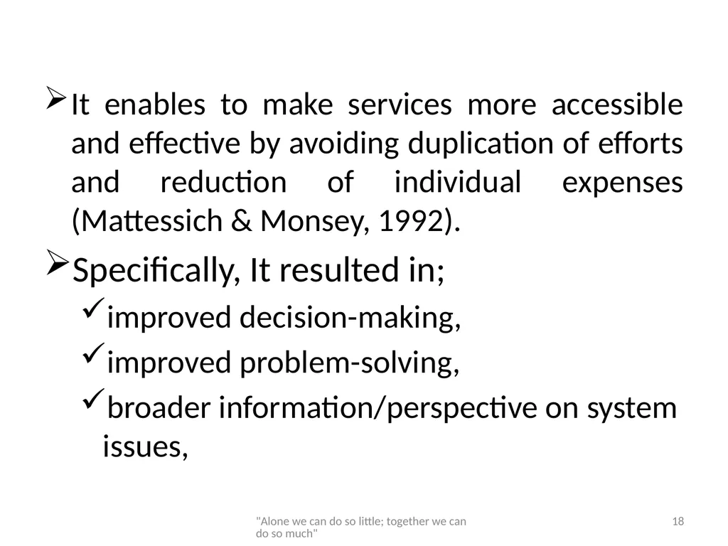 Networking and partnership formation for AECD - slide 18 of 120