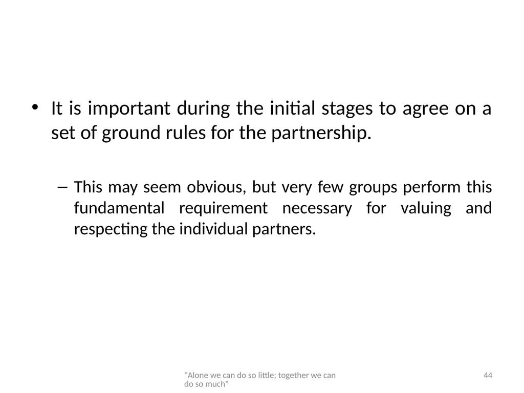 Networking and partnership formation for AECD - slide 44 of 120