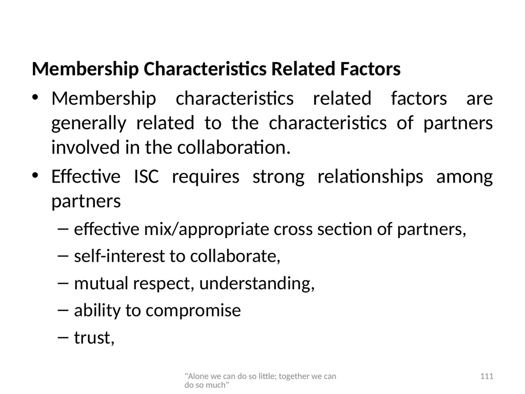 Networking and partnership formation for AECD - slide 111 of 120