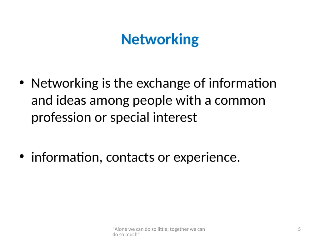 Networking and partnership formation for AECD - slide 5 of 120