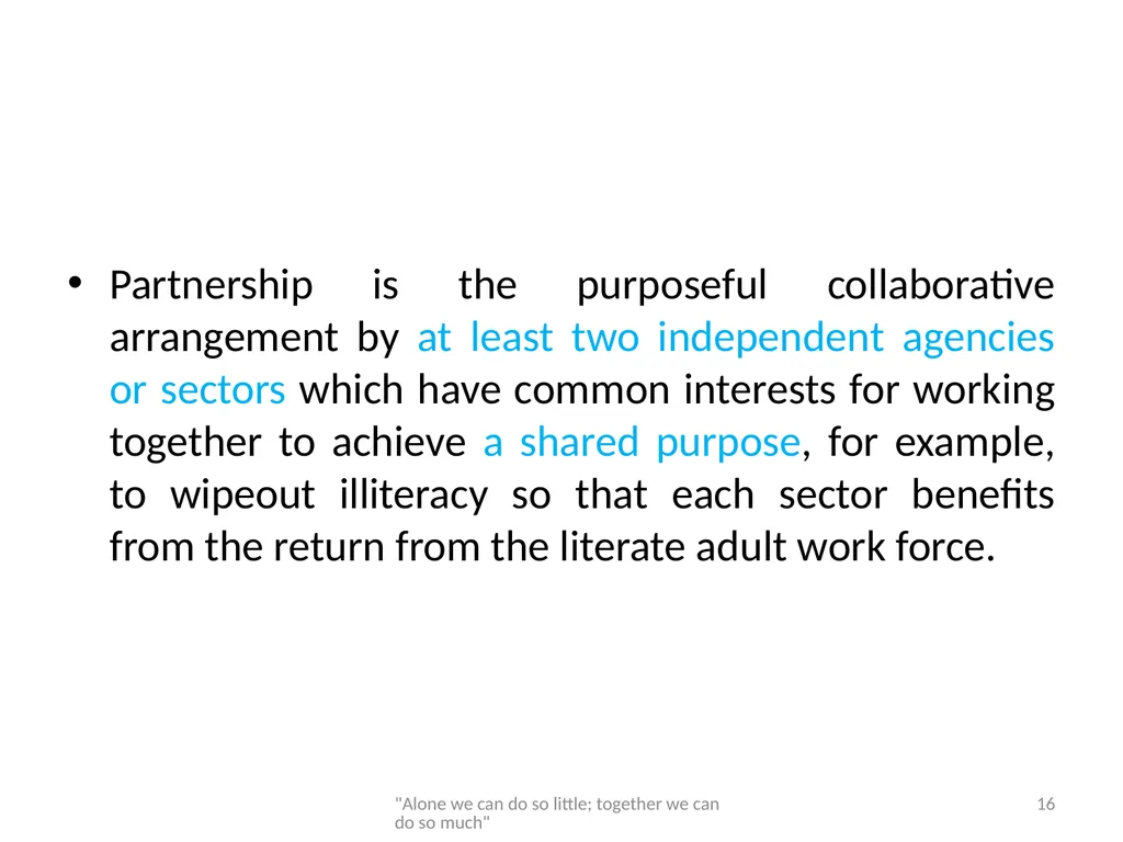 Networking and partnership formation for AECD - slide 16 of 120