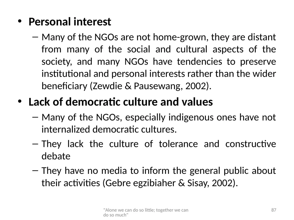 Networking and partnership formation for AECD - slide 87 of 120