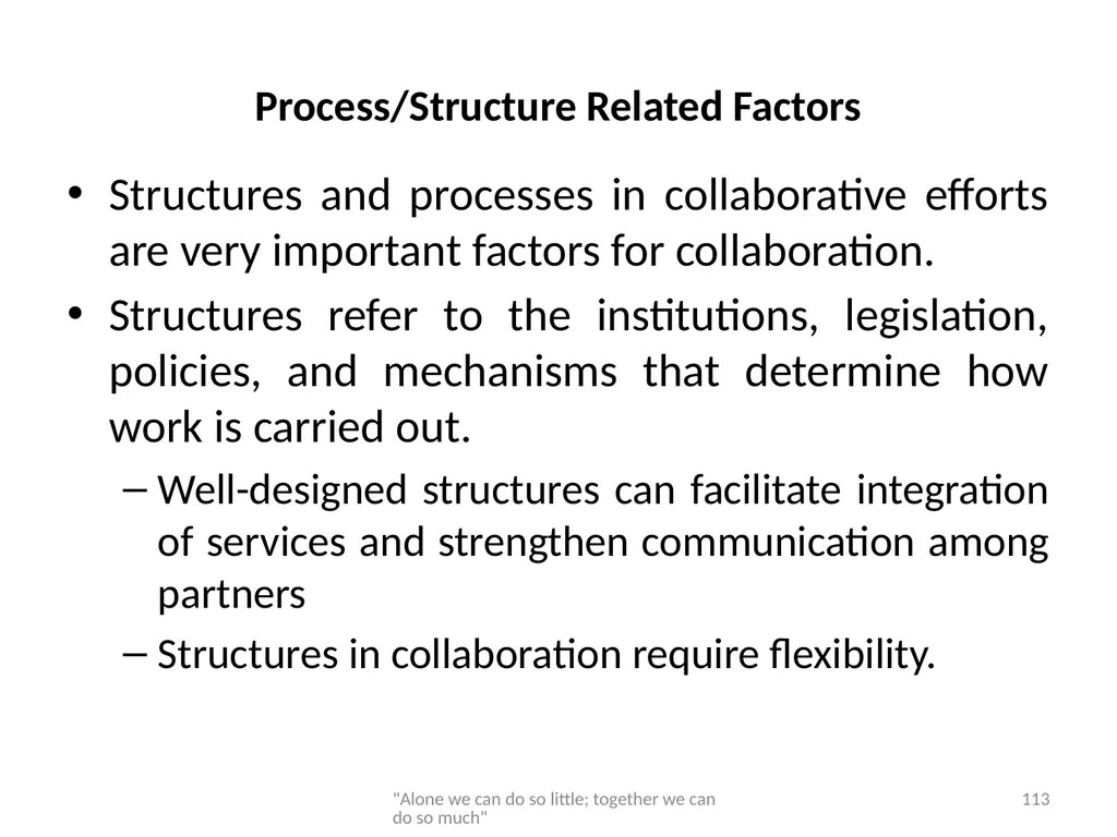 Networking and partnership formation for AECD - slide 113 of 120