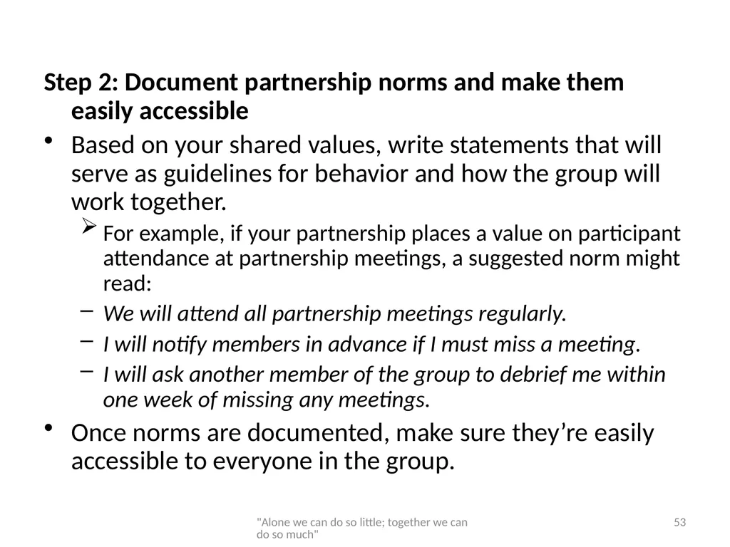 Networking and partnership formation for AECD - slide 53 of 120