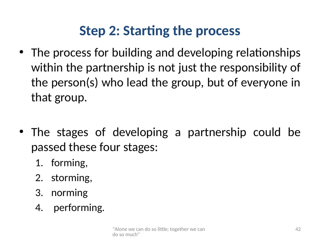 Networking and partnership formation for AECD - slide 42 of 120
