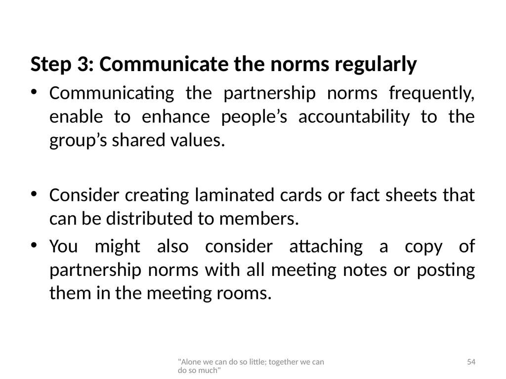 Networking and partnership formation for AECD - slide 54 of 120