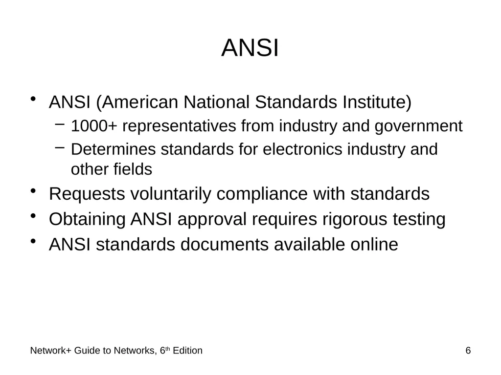Network+ Guide to Networks 6th Edition Chapter 2 - slide 6 of 54