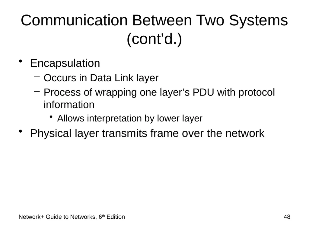 Network+ Guide to Networks 6th Edition Chapter 2 - slide 48 of 54
