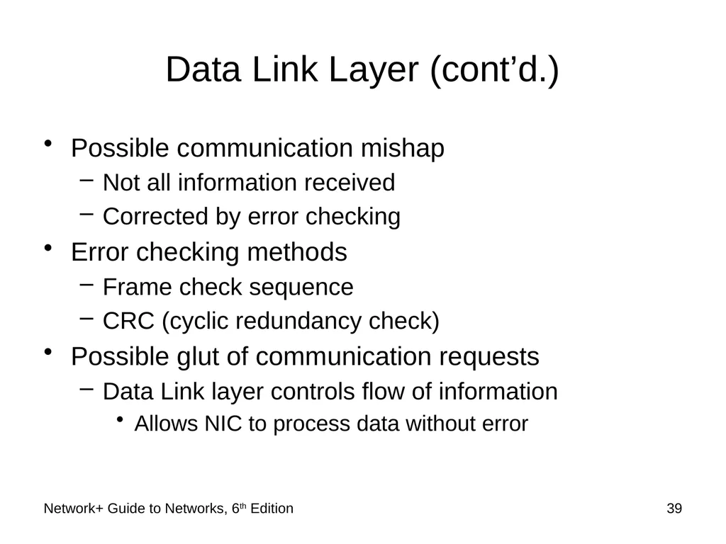 Network+ Guide to Networks 6th Edition Chapter 2 - slide 39 of 54