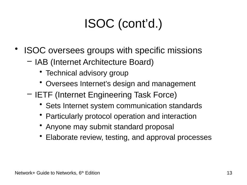 Network+ Guide to Networks 6th Edition Chapter 2 - slide 13 of 54
