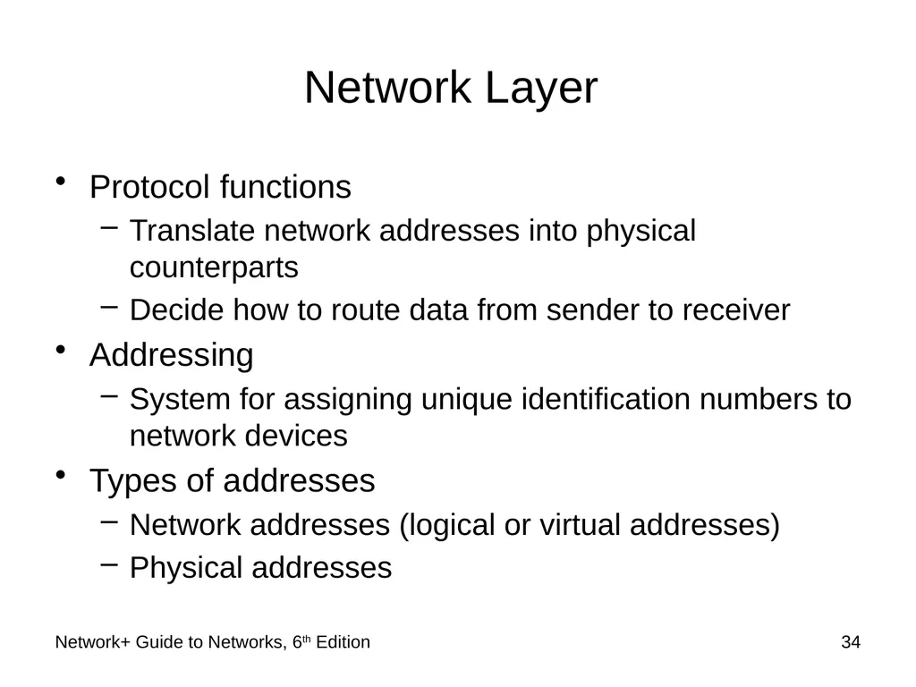 Network+ Guide to Networks 6th Edition Chapter 2 - slide 34 of 54