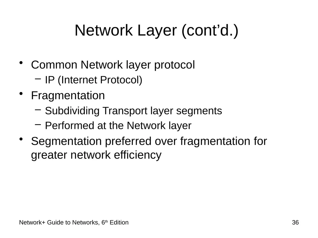 Network+ Guide to Networks 6th Edition Chapter 2 - slide 36 of 54