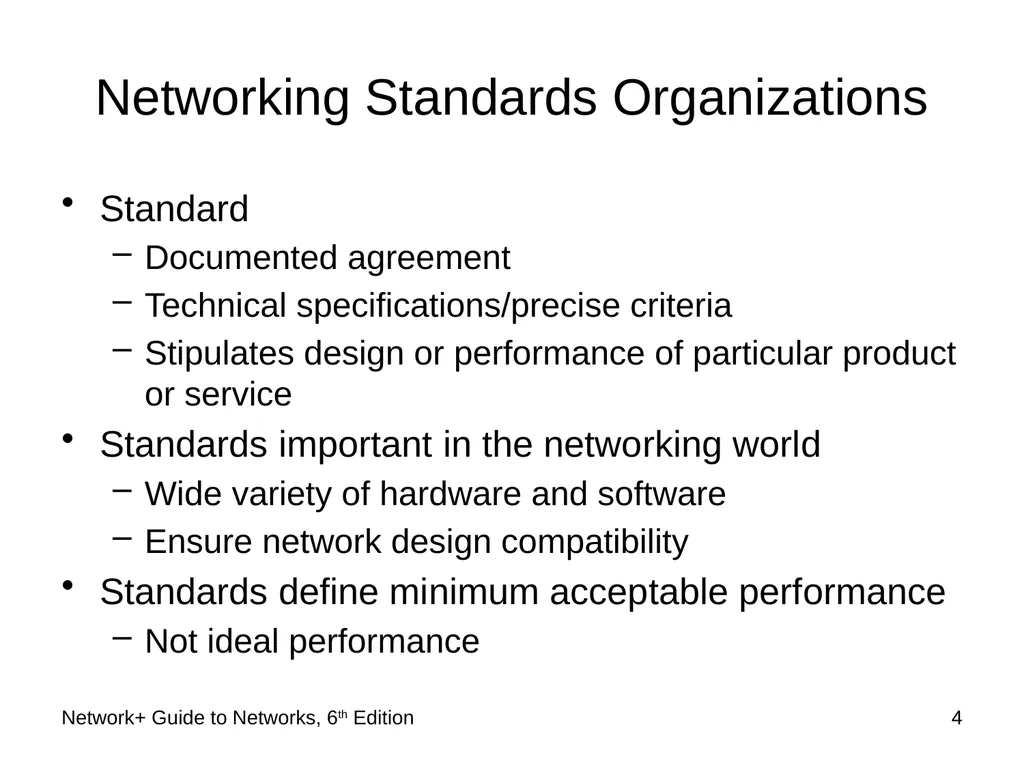 Network+ Guide to Networks 6th Edition Chapter 2 - slide 4 of 54