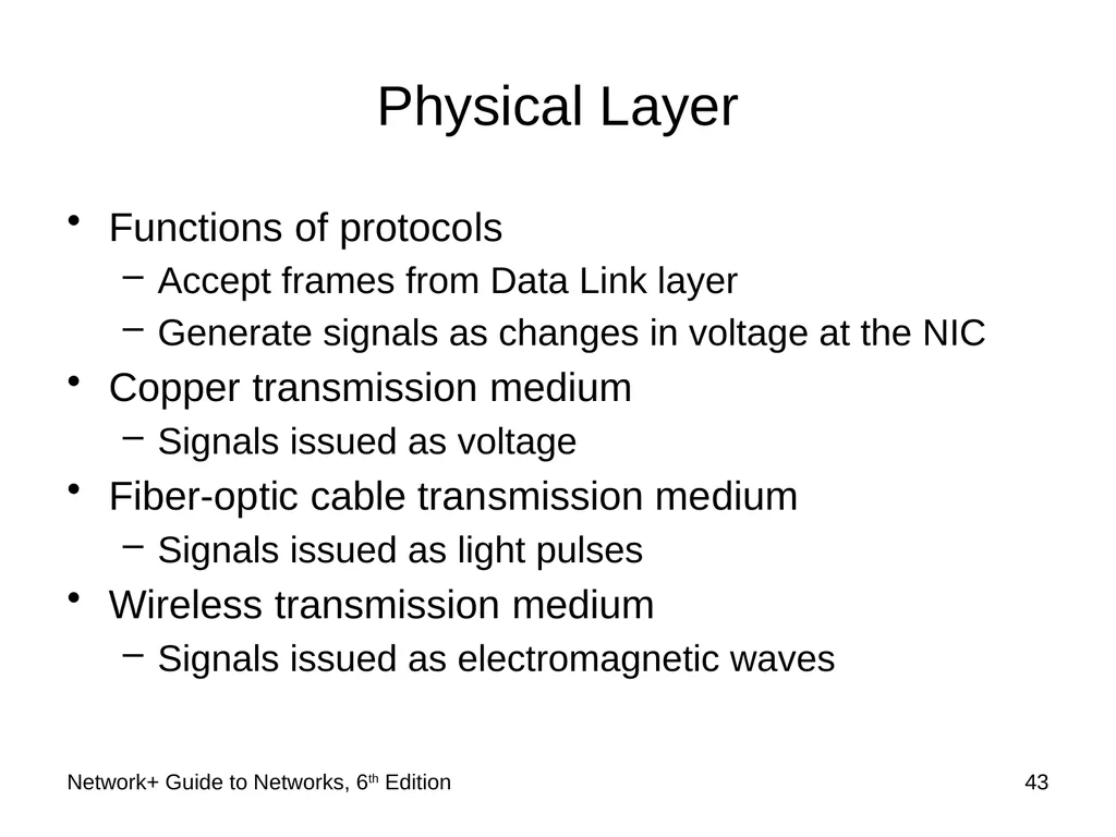 Network+ Guide to Networks 6th Edition Chapter 2 - slide 43 of 54