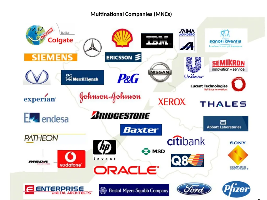 Multinational Companies (MNCs) Multinational - slide 1 of 46