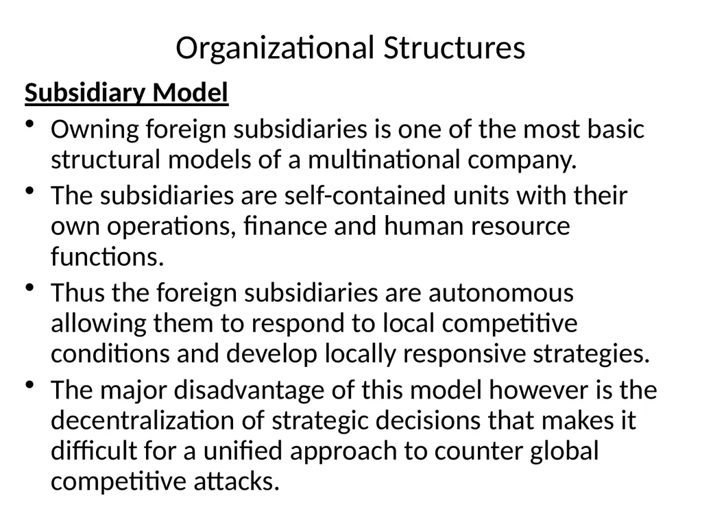 Multinational Companies (MNCs) Multinational - slide 17 of 46