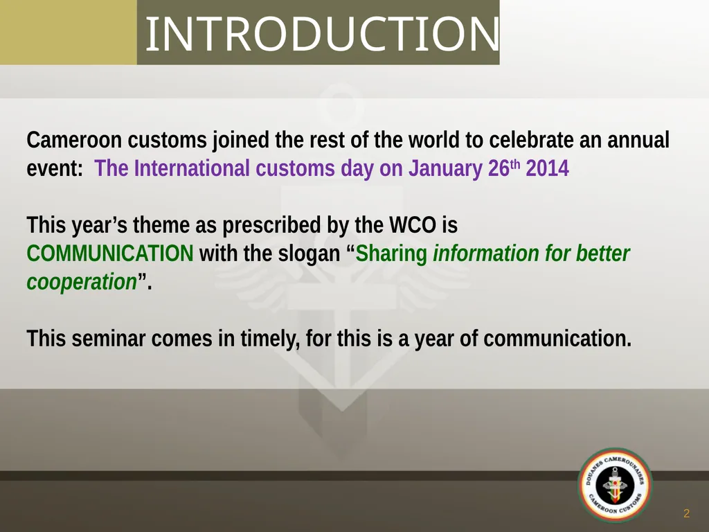 UK CAMEROON BUSINESS NETWORKING EVENT “THE - slide 2 of 22