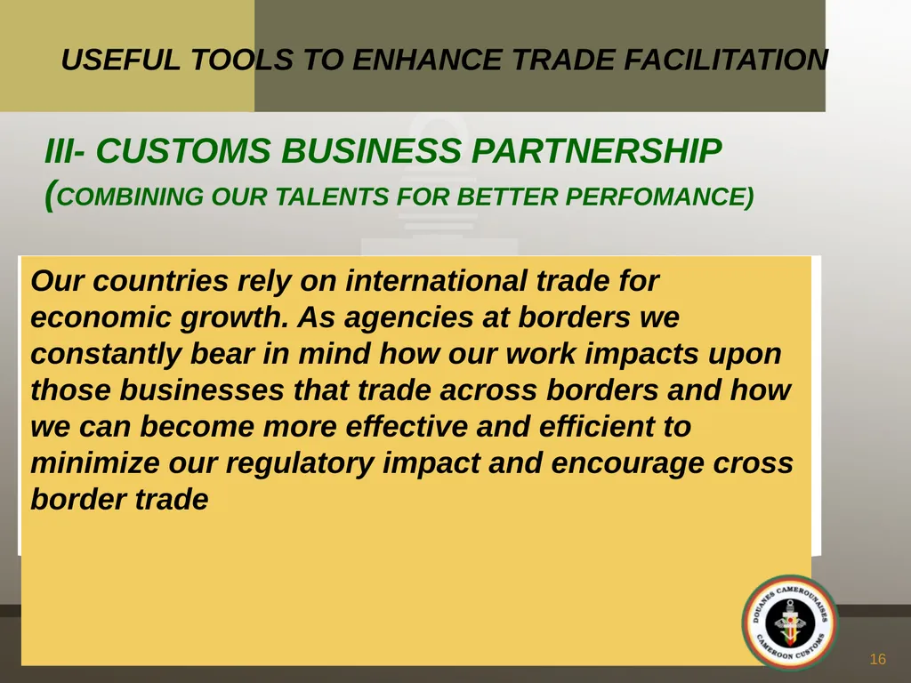 UK CAMEROON BUSINESS NETWORKING EVENT “THE - slide 16 of 22