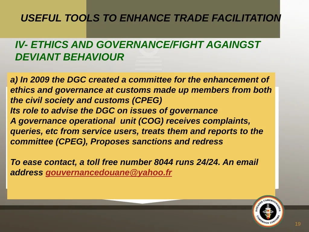 UK CAMEROON BUSINESS NETWORKING EVENT “THE - slide 19 of 22